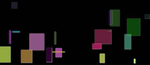 jQuery css实现炫目的动态块漂移效果