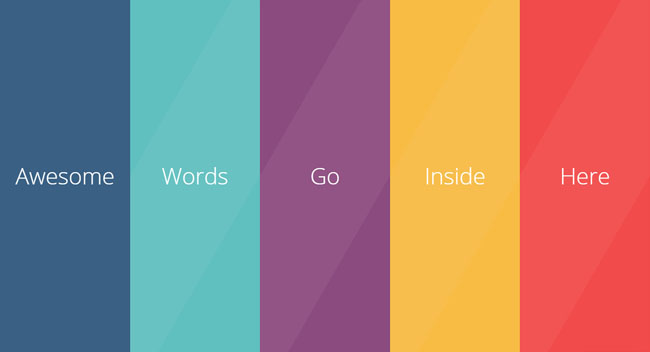 jQuery实现带玻璃流光质感的手风琴特效