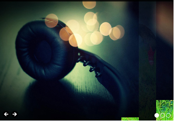 jQuery实现百叶窗焦点图动画效果代码分享(附源码下载)