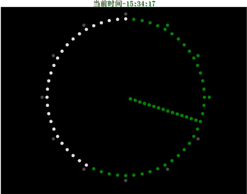 jQuery css实现的时钟效果(兼容各浏览器)