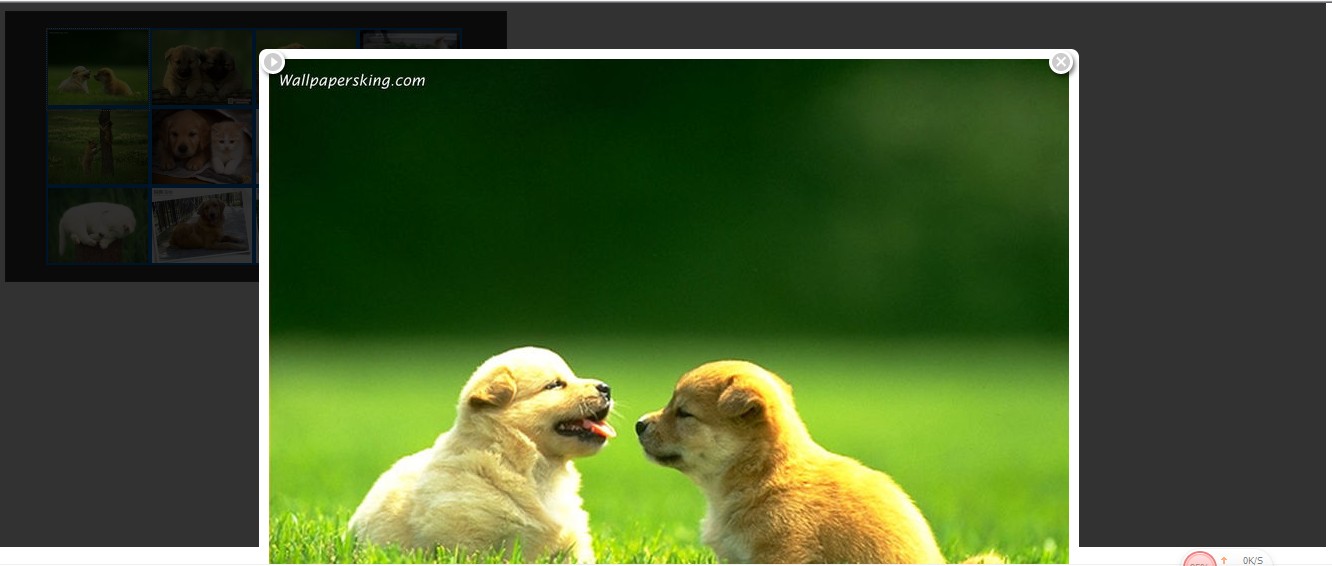 基于jQuery插件实现点击小图显示大图效果