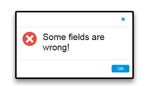 jQuery实现摸拟alert提示框